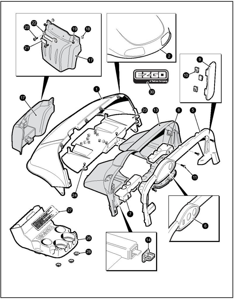 RXV Golf Cart - Gas | EZGO Golf Cart