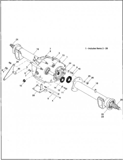 1995-2000 Gas 16_Rear Axle - Hydraulic Brakes