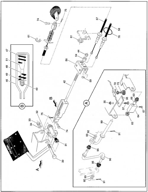 1996 Electric 5_Brake Linkage_3