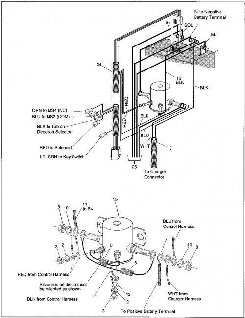 TXT Freedom, Year 1997 | EZGO Golf Cart ezgo buzzer wiring diagram 