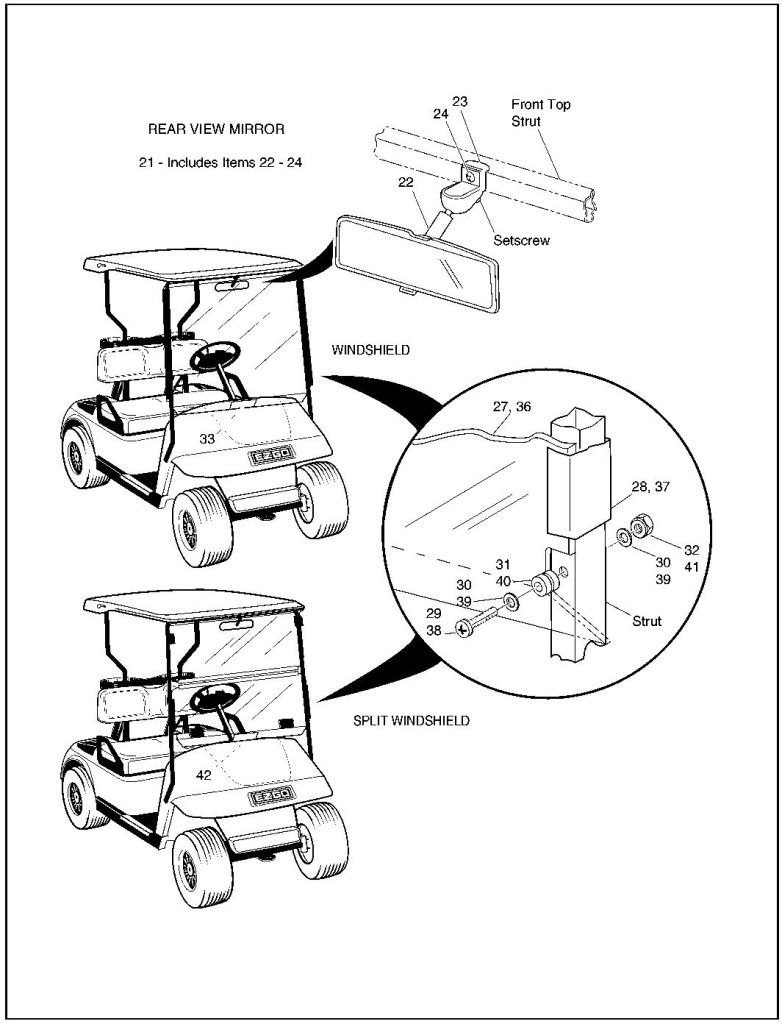 Freedom, Year 2000 EZGO Golf Cart
