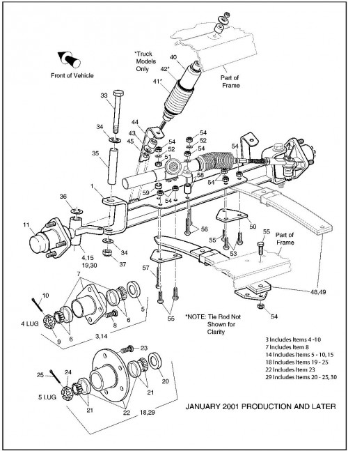 2001 Electric 14_Front suspension steering