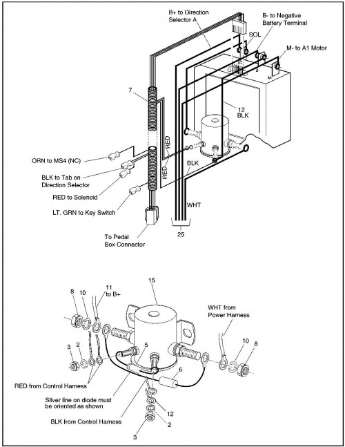 Freedom, Year 2001 | EZGO Golf Cart ezgo buzzer wiring diagram 