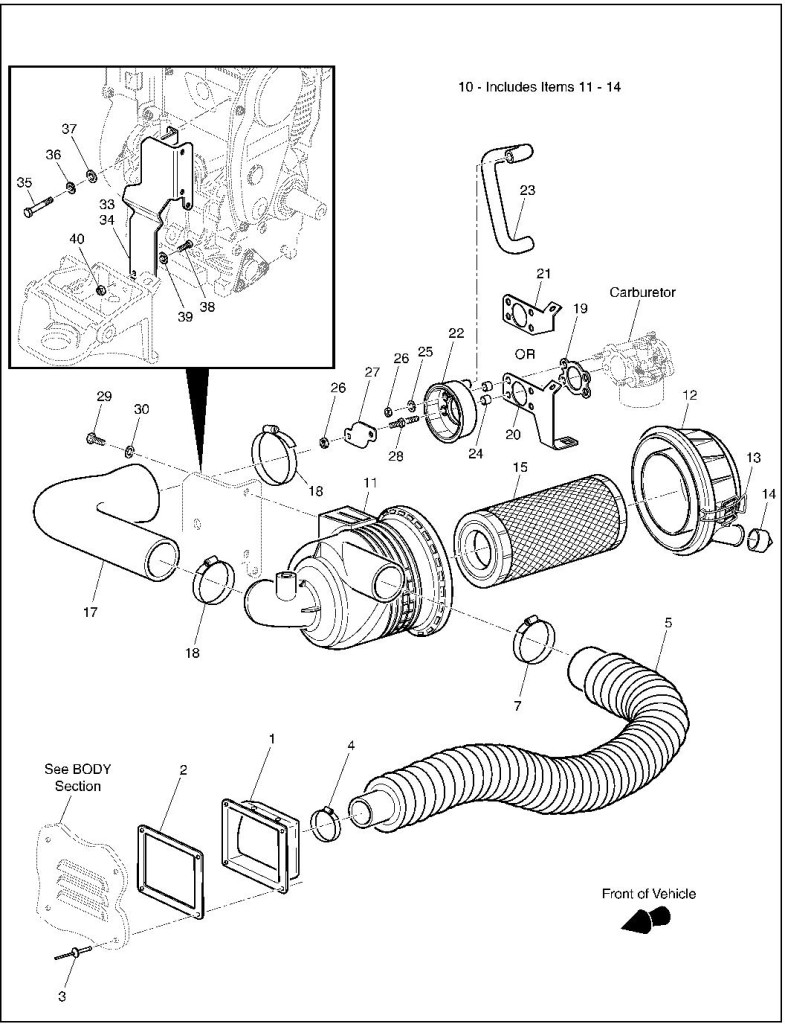 Ezgo Workhorse 1200 Parts