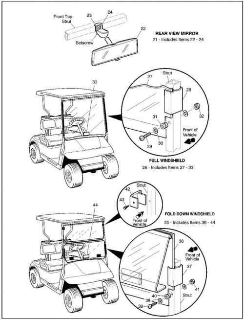 2002 Gas 24_Weather Protection - Golf Car_2