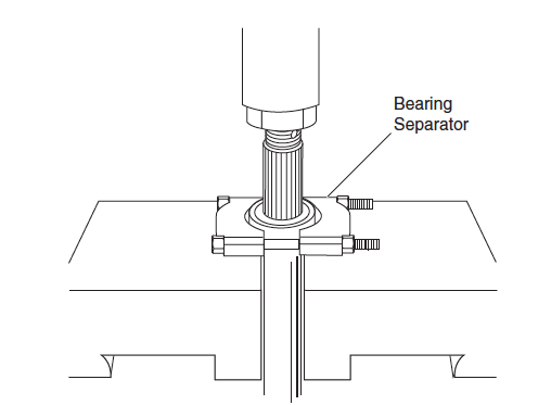 Pressing Bearing from Axle Shaft